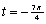 Find the reference number and the terminal point determined by .