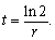 The time required to double the amount of an investment at an interest rate r compounded continuously is given by   Find the time required to double an investment at 4%, 5%, and 6%.<div style=padding-top: 35px> 