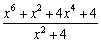 Find the quotient and remainder using long division.