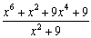 Find the quotient and remainder using long division.