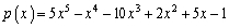 Find all rational zeros of the polynomial .