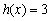 The graph of a function h is given. (a) Find (b) Find the domain and range of h. (c) Find the values of x for which (d) Find the values of x for which