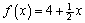 For the function determine the average rate of change between the values and .