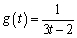 For the function determine the average rate of change between the values and .
