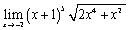Evaluate , and justify each step by indicating the appropriate Limit Law(s).