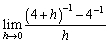 Evaluate the limit if it exists.