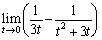 Evaluate the limit if it exists.
