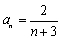 Find the first four terms and the term of the sequence .