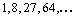 Find the first six partial sums , , , , , and of the sequence . .
