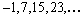 Determine the common difference, the fifth, , and terms of the arithmetic sequence .