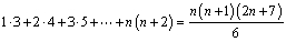 Use mathematical induction to prove that the formula is true for all natural numbers .