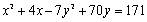 Complete the square to determine whether the equation , represents an ellipse, a parabola, a hyperbola, or a degenerate conic. Then sketch the graph of the equation. If the graph is an ellipse, find the center, foci, vertices, and lengths of the major and minor axes. If it is a parabola, find the vertex, focus and directrix. If it is a hyperbola, find the center, foci, vertices, and asymptotes. If the equation has no graph, explain why.
