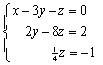 Use back-substitution to solve the triangular system.
