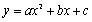 Find the quadratic polynomial whose graph passes through the points , , and .