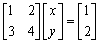 Solve for and .