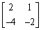 Find the inverse of the matrix , if it exists.