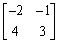 Find the inverse of the matrix , if it exists.