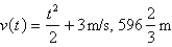 <strong>The acceleration function (in m / s<sup>2</sup>) and the initial velocity are given for a particle moving along a line. Find the velocity at time t and the distance traveled during the given time interval.  </strong> A)   B)   C)   D)   E)   <div style=padding-top: 35px> 