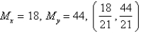 <strong>The masses   are located at the point   . Find the moments   and   and the center of mass of the system.   ;  </strong> A)   B)   C)   D)   E)   <div style=padding-top: 35px> 