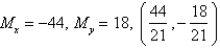 <strong>The masses   are located at the point   . Find the moments   and   and the center of mass of the system.   ;  </strong> A)   B)   C)   D)   E)   <div style=padding-top: 35px> 