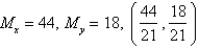 <strong>The masses   are located at the point   . Find the moments   and   and the center of mass of the system.   ;  </strong> A)   B)   C)   D)   E)   <div style=padding-top: 35px> 