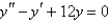 <strong>Which equation does the function   satisfy?</strong> A)   B)   C)   D)   E)   <div style=padding-top: 35px> 