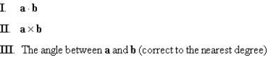 Calculate the given quantities if    <div style=padding-top: 35px> 