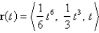 Find the unit tangent vector for the curve given by   .<div style=padding-top: 35px> 