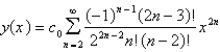 <strong>Use power series to solve the differential equation.. </strong> A) B) C) D) E)