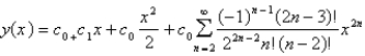 <strong>Use power series to solve the differential equation.. </strong> A) B) C) D) E)