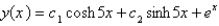 <strong>Use power series to solve the differential equation. </strong> A) B) C) D) E)