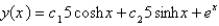 <strong>Use power series to solve the differential equation. </strong> A) B) C) D) E)