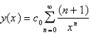 <strong>Use power series to solve the differential equation. </strong> A) B) C) D) E)