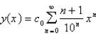 <strong>Use power series to solve the differential equation. </strong> A) B) C) D) E)