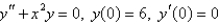 Use power series to solve the differential equation.  