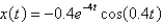 <strong>A spring with a -kg mass has natural length m and is maintained stretched to a length of m by a force of N. If the spring is compressed to a length of m and then released with zero velocity, find the position of the mass at any time .</strong> A) B) C) D) E)