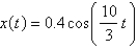 <strong>A spring with a 3-kg mass is held stretched 0.9 m beyond its natural length by a force of 30 N. If the spring begins at its equilibrium position but a push gives it an initial velocity of m/s, find the position x(t) of the mass after t seconds.</strong> A) B) C) D) E)
