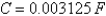 A series circuit consists of a resistor , an inductor with , a capacitor with , and a -V battery. If the initial charge is 0.0008 C and the initial current is 0, find the current I(t) at time t.