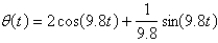 <strong>The figure shows a pendulum with length L and the angle from the vertical to the pendulum. It can be shown that , as a function of time, satisfies the nonlinear differential equation where we can use the linear approximation </strong> A) B) C) D) E)