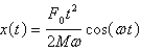 <strong>Suppose a spring has mass M and spring constant k and let . Suppose that the damping constant is so small that the damping force is negligible. If an external force is applied (the applied frequency equals the natural frequency), use the method of undetermined coefficients to find the equation that describes the motion of the mass.</strong> A) B) C) D) E)