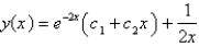 <strong>Solve the differential equation using the method of variation of parameters. </strong> A) B) C) D) E)