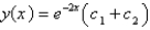 <strong>Solve the differential equation using the method of variation of parameters. </strong> A) B) C) D) E)