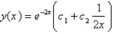 <strong>Solve the differential equation using the method of variation of parameters. </strong> A) B) C) D) E)