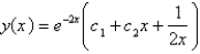 <strong>Solve the differential equation using the method of variation of parameters. </strong> A) B) C) D) E)