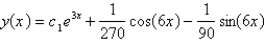 <strong>Solve the differential equation using the method of undetermined coefficients. </strong> A) B) C) D) E)