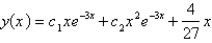 <strong>Solve the differential equation using the method of undetermined coefficients. </strong> A) B) C) D) E)