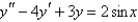 <strong>Solve the differential equation using the method of variation of parameters. </strong> A) B) C) D) E)