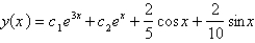 <strong>Solve the differential equation using the method of variation of parameters. </strong> A) B) C) D) E)