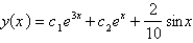 <strong>Solve the differential equation using the method of variation of parameters. </strong> A) B) C) D) E)