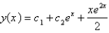 <strong>Solve the differential equation using the method of variation of parameters. </strong> A) B) C) D) E)